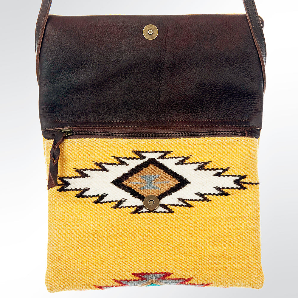 LC-ADBG595 Crossbody Saddle Blanket Genuine Western Leather Women Bag