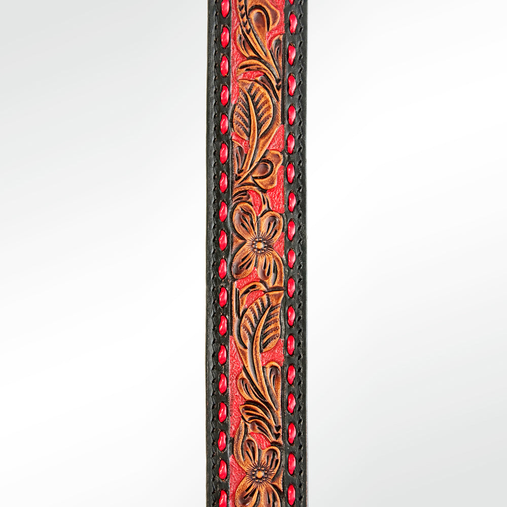 LC-ADSTF143 Hand Tooled Genuine Leather Handle Strap