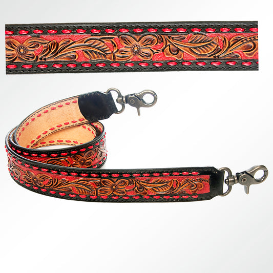 LC-ADSTF143 Hand Tooled Genuine Leather Handle Strap