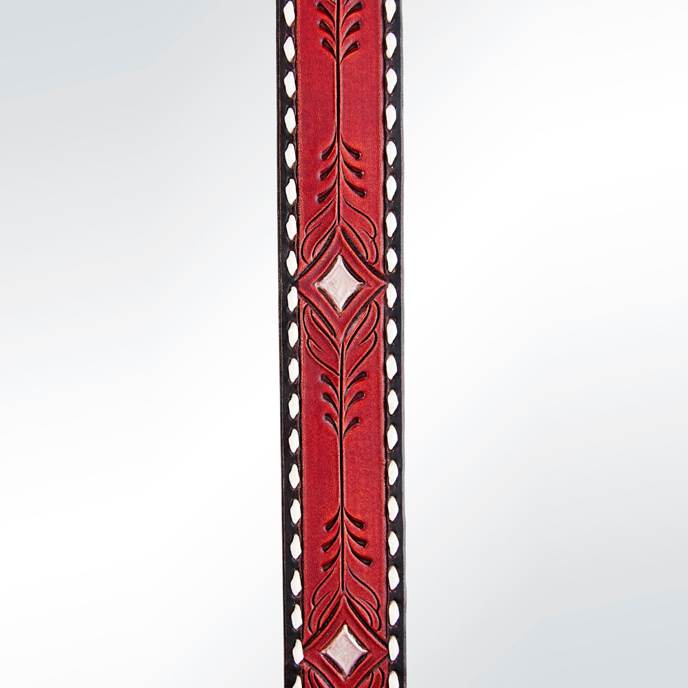 LC-ADSTF154 Hand Tooled Genuine Leather Handle Strap