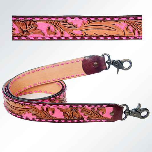 LC-ADSTF158 Hand Tooled Genuine Leather Handle Strap