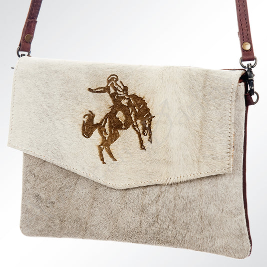 ADBGS178 Envelope Hair-On Genuine Western Leather Women Bag Sally