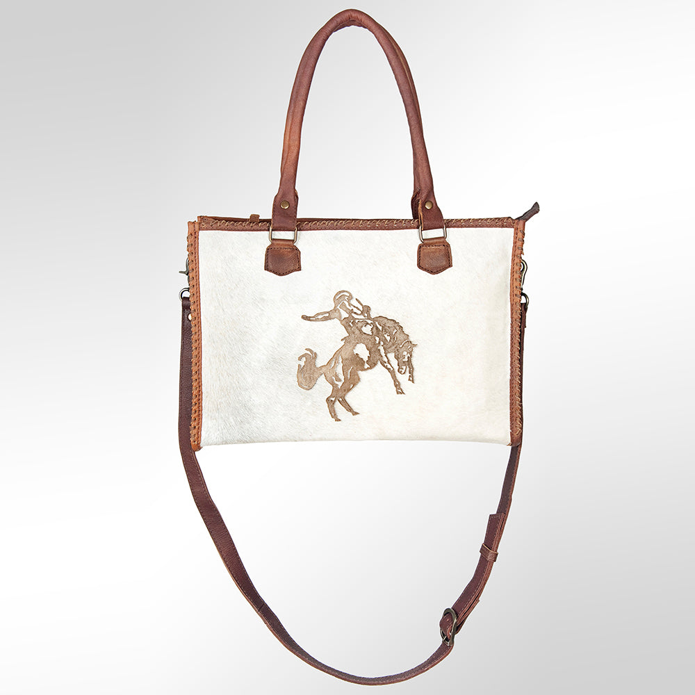 ADBGS118G Tote Hair-On Genuine Western Leather Women Bag Cady