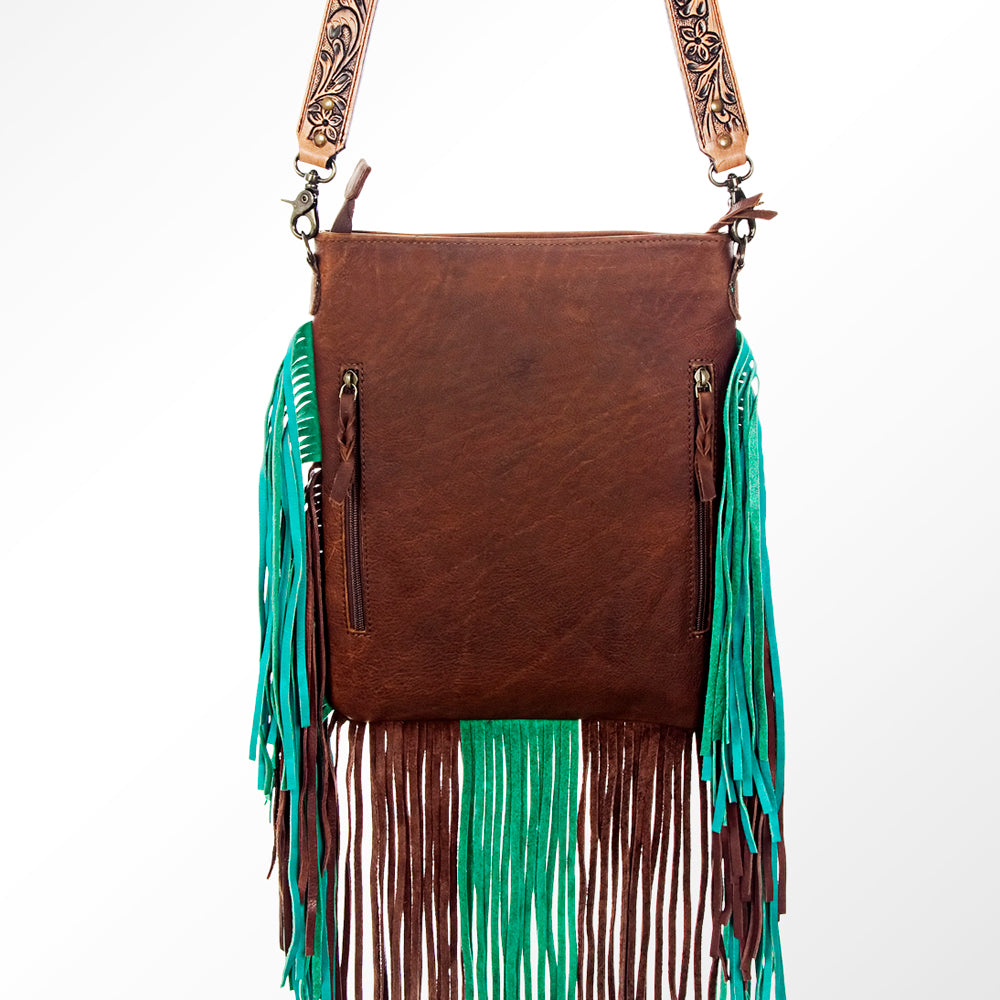 GIBG241-Large Crossbody Genuine Western Leather Women Bag