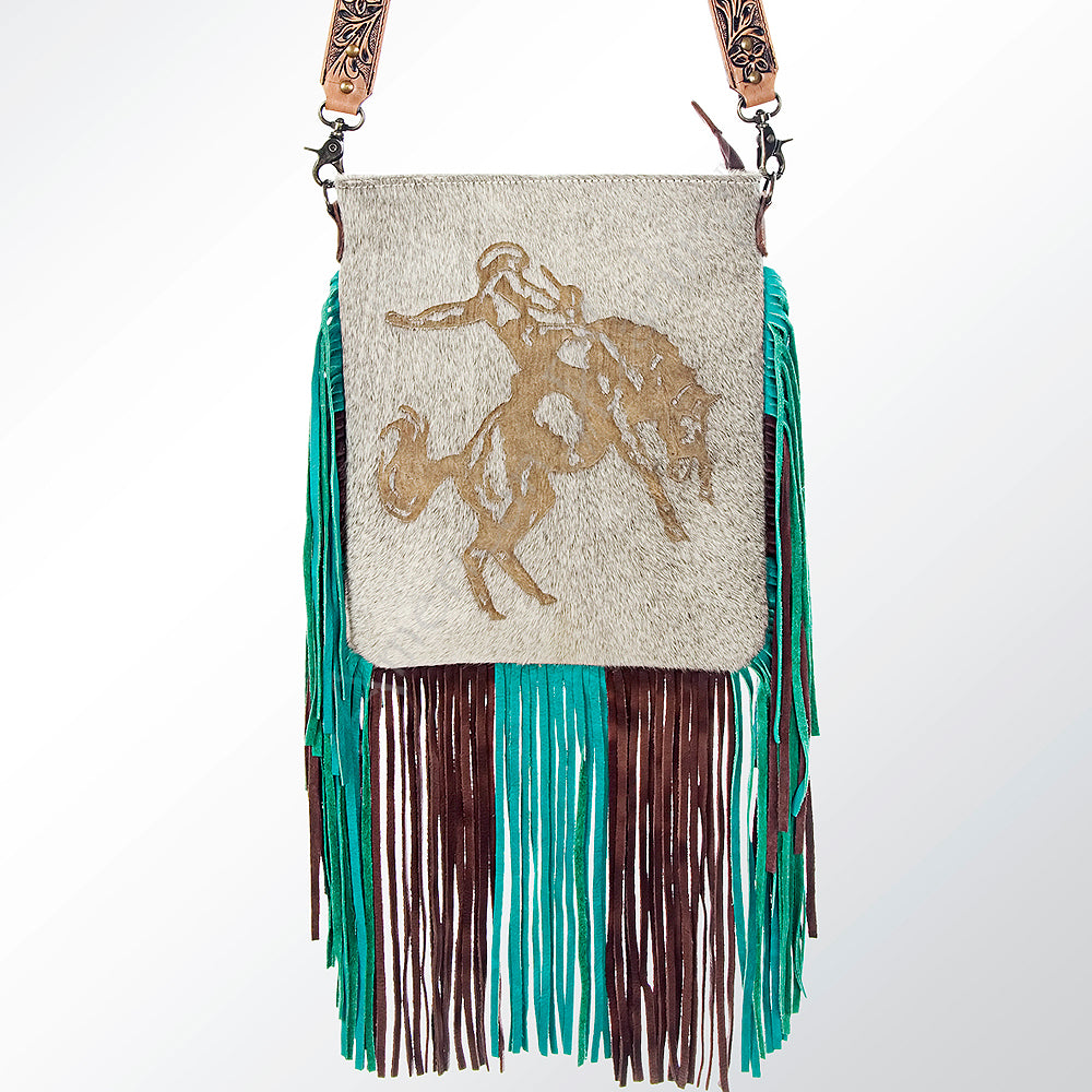LC-ADBG647 Crossbody Hair-On Genuine Western Leather Women Bag