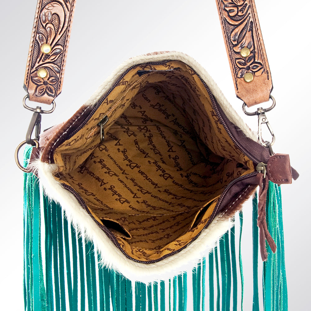 LC-ADBG729 Crossbody Hair-On Genuine Western Leather Women Bag