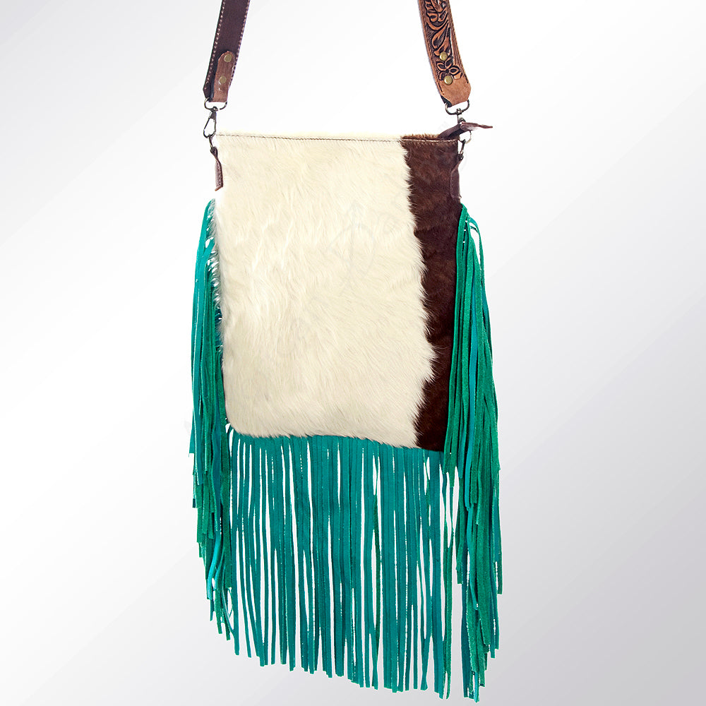 LC-ADBG729 Crossbody Hair-On Genuine Western Leather Women Bag