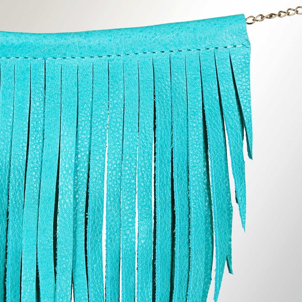 ADJW102 Western Fringe Chain Accessory - Genuine suede Statement Piece