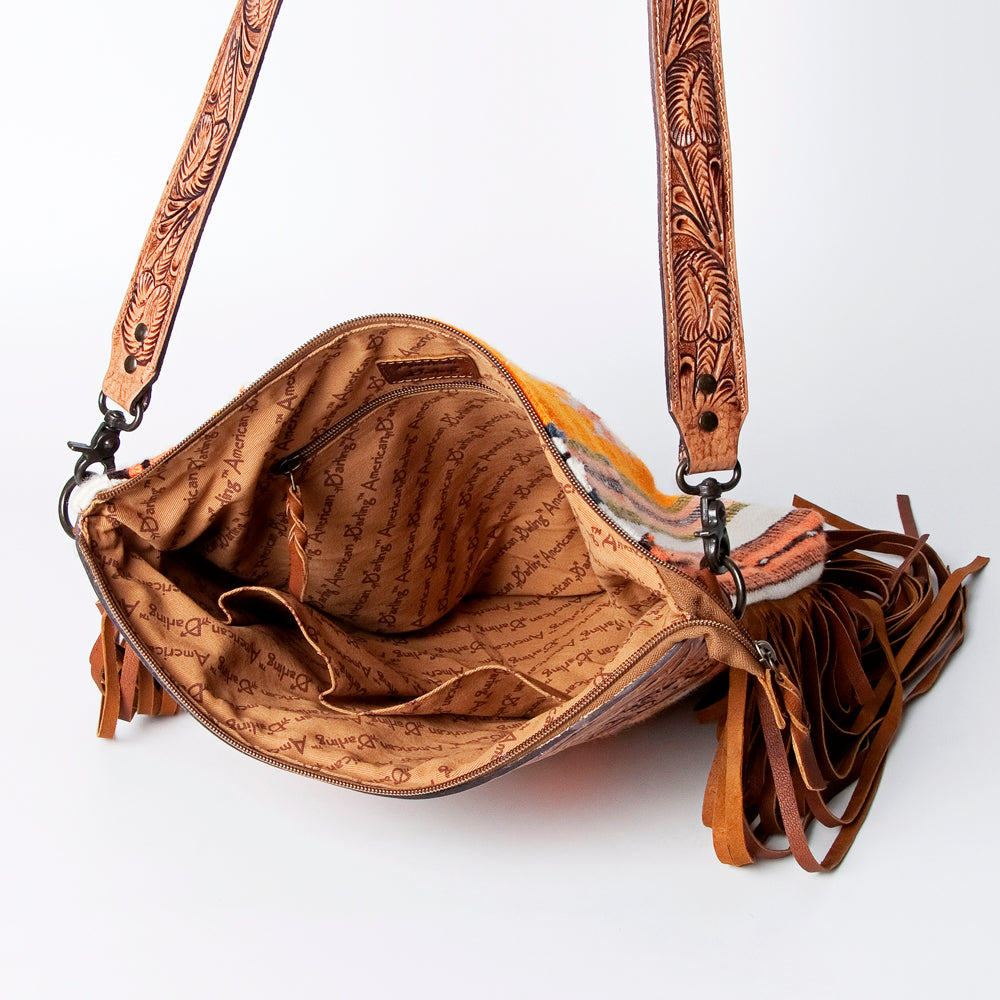 LC-ADBGZ306K Crossbody Genuine Western Leather Women Bag