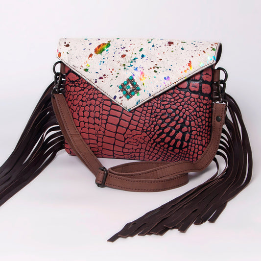 LC-ADBGZ314 Envelope Genuine Western Leather Bag