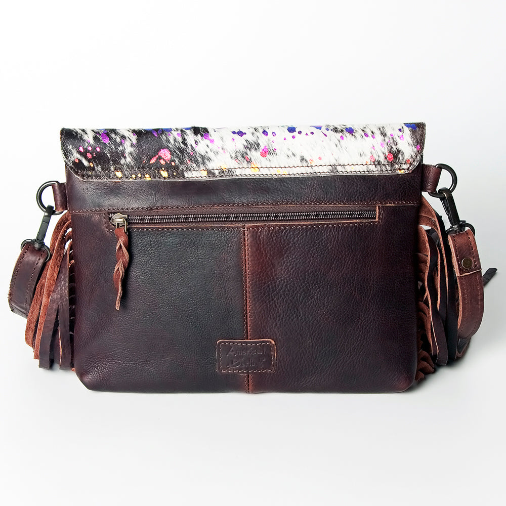 LC-ADBGZ321 Envelope Hair-On Genuine Western Leather Women Bag