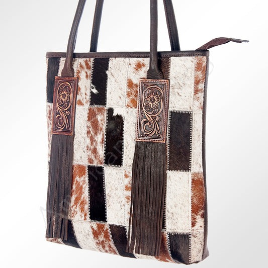 LC-ADBGZ340 Tote Genuine Western Leather Women Bag