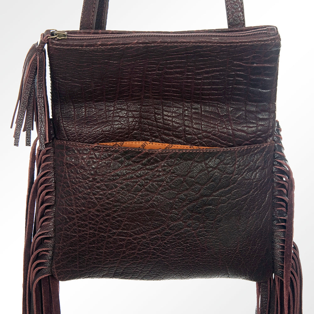 LC-ADBGZ331 Crossbody Hair-On Genuine Western Leather Women Bag