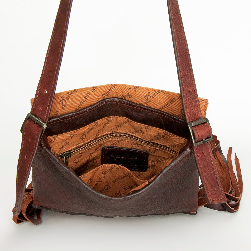 LC-ADBGZ333 Crossbody Hair-On Genuine Western Leather Women Bag