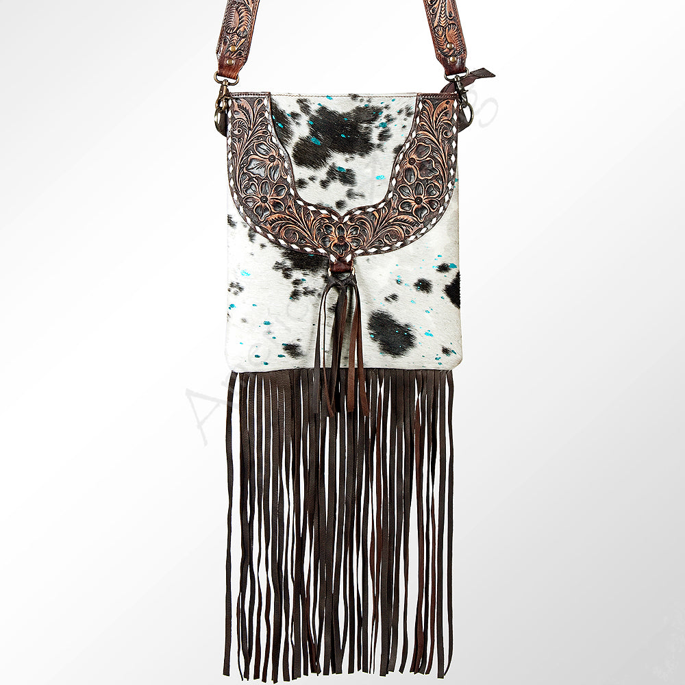 LC-ADBGZ125A Chaps Hair on Genuine Western Leather Women Bag