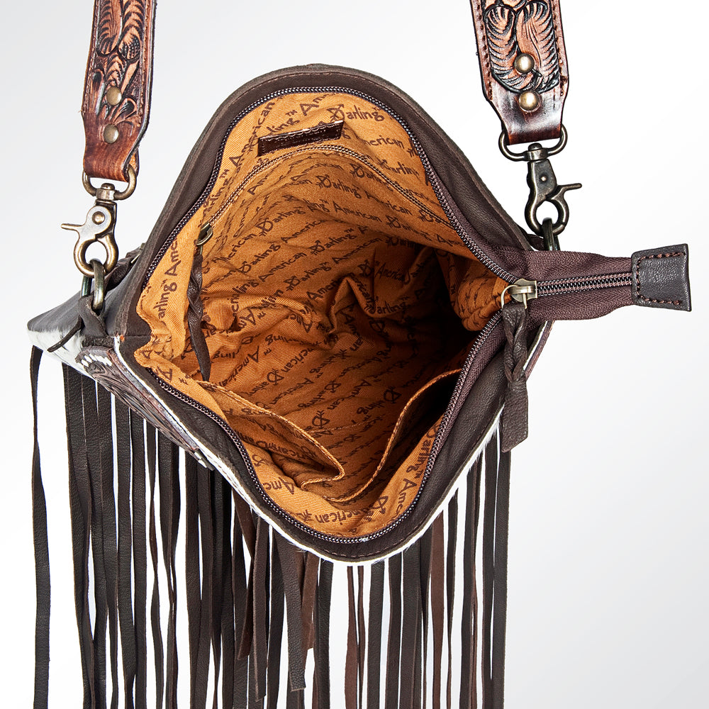 LC-ADBGZ125A Chaps Hair on Genuine Western Leather Women Bag