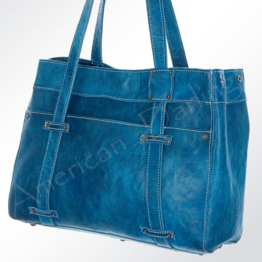 ADBG697 American Darling Handcrafted Western Leather Tote Bag