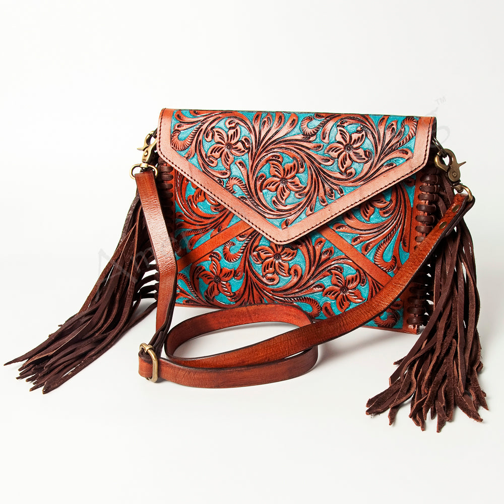 LC-ADBGK106 Envelope Genuine Western Leather Women Bag