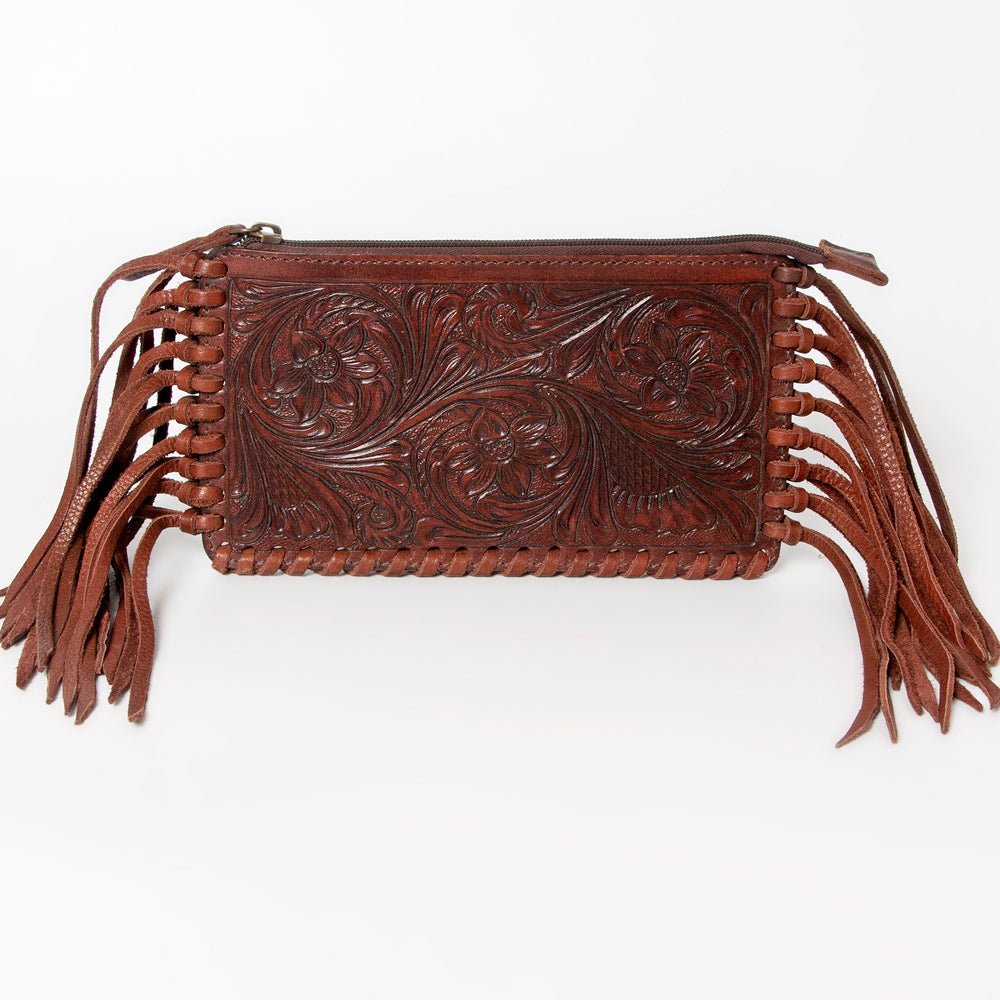 LC-ADBGK119 Wristlet Genuine Western Leather Women Bag