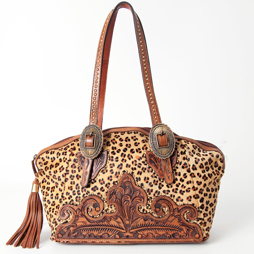 LC-ADBGI168C Tote Genuine Western Leather Women Bag Sage