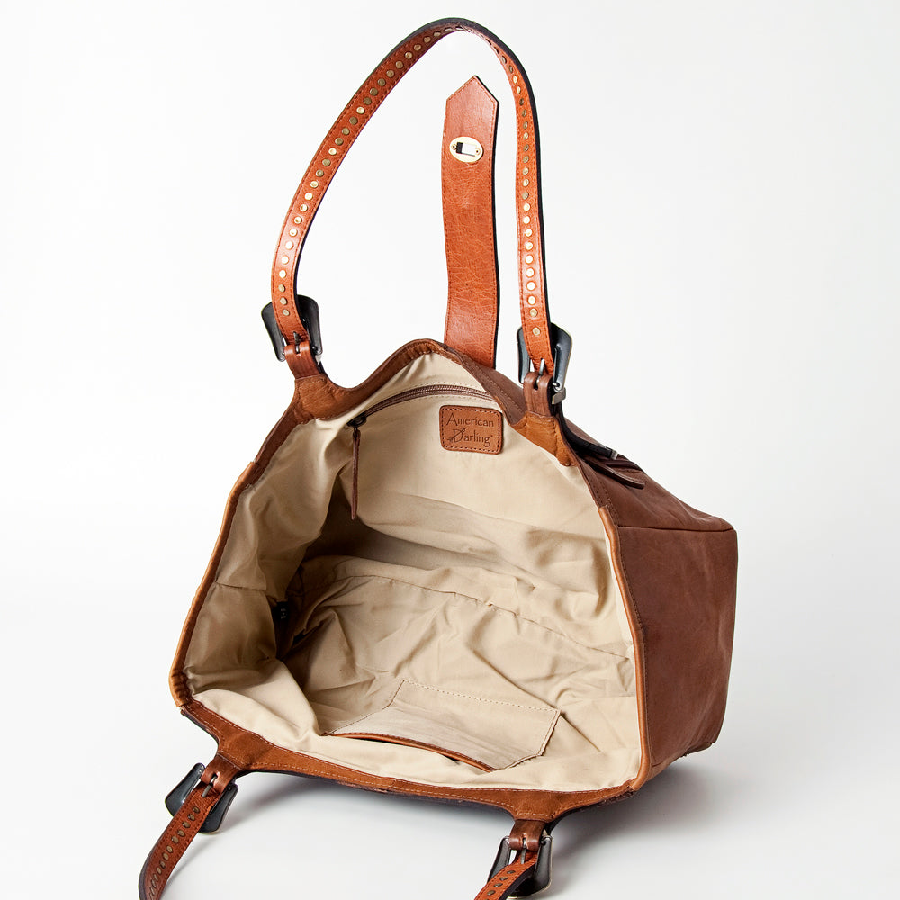 LC-ADBGI169A Tote Genuine Western Leather Women Bag