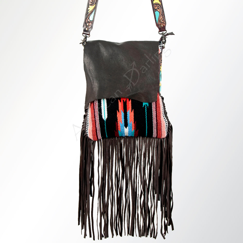 LC-ADBGZ175B1 Messenger Genuine Western Leather Women Bag