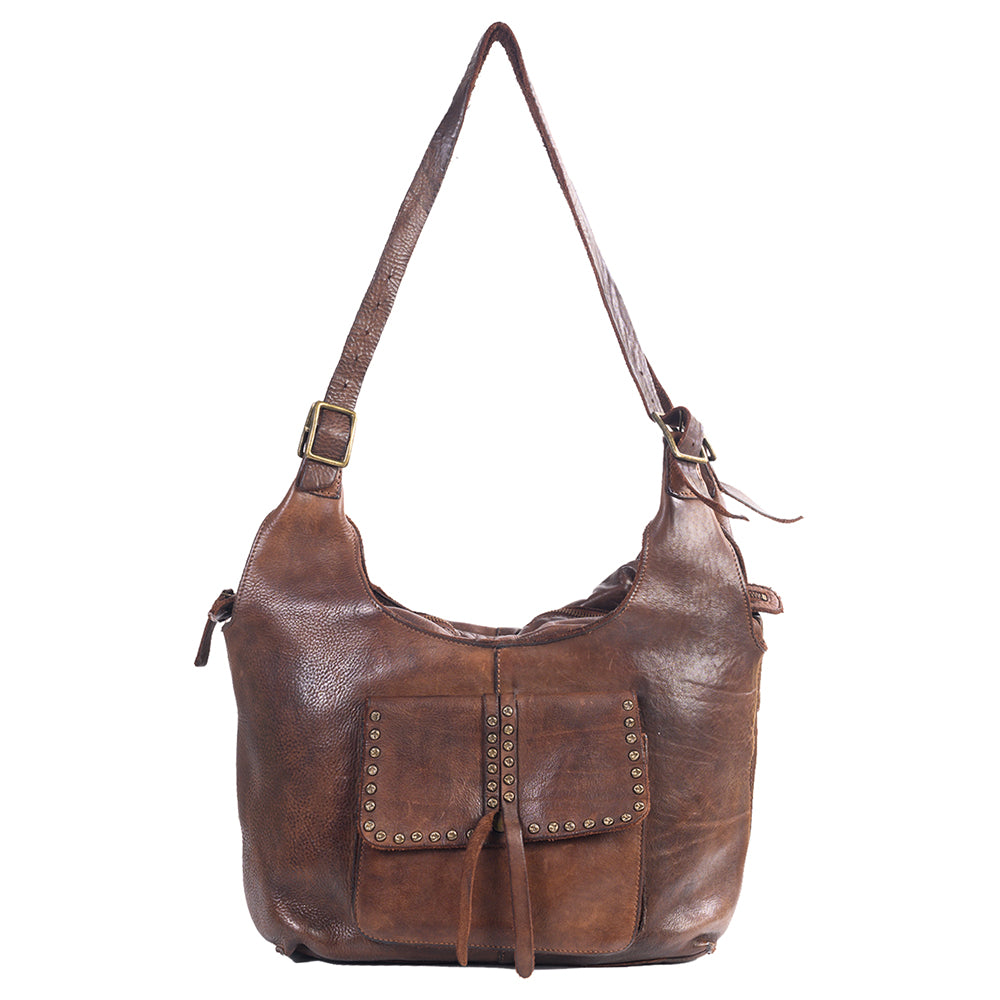 SWC125BRN Tote Genuine Leather women bag western Bag