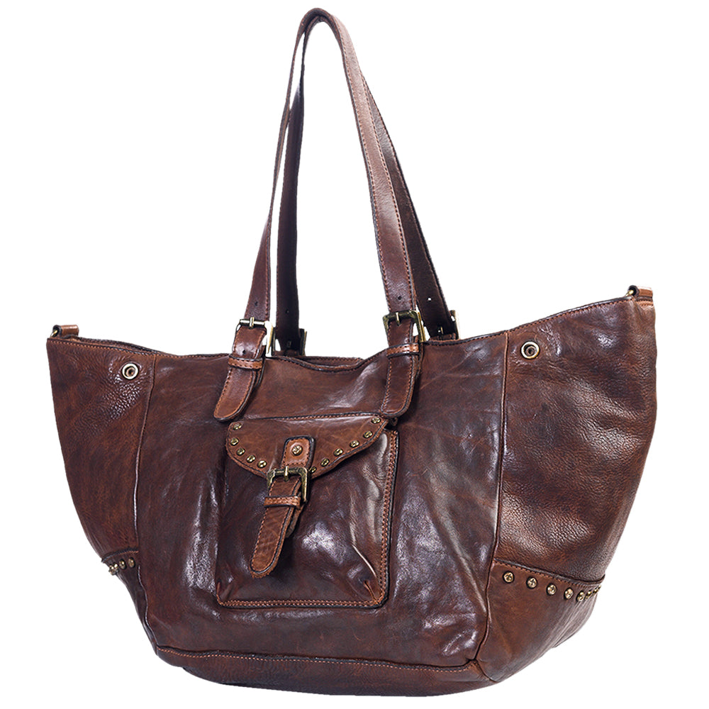 SWC126BRN Tote Genuine Leather women bag western Bag