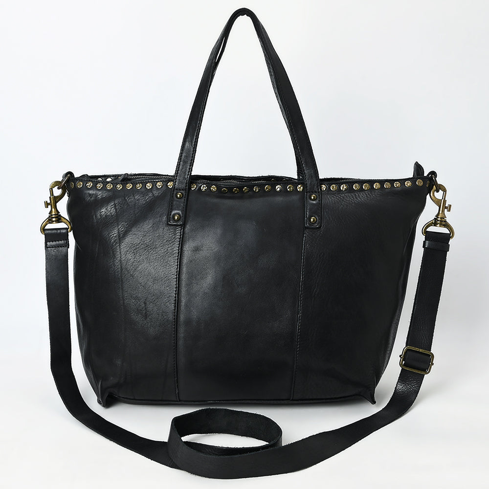 SWC135ABLK Tote Genuine Leather women bag western Bag