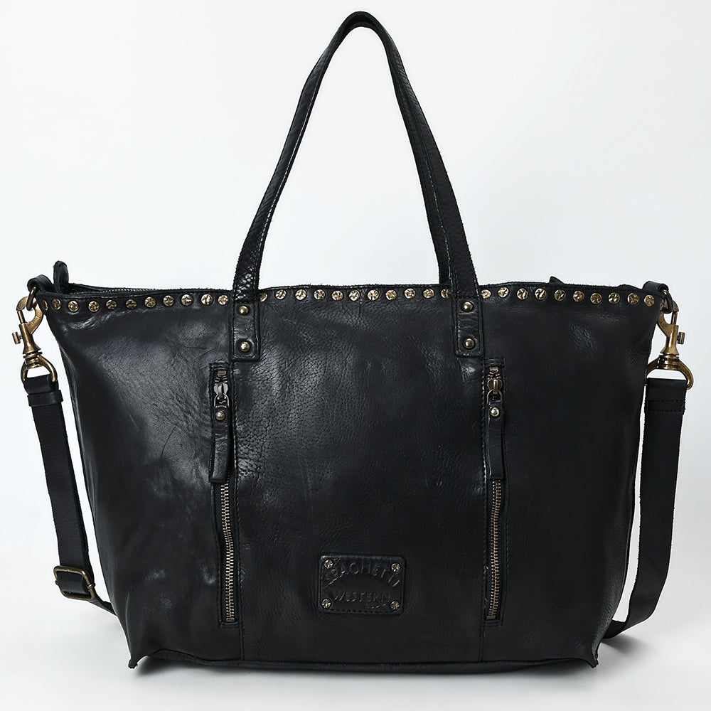 SWC135ABLK Tote Genuine Leather women bag western Bag