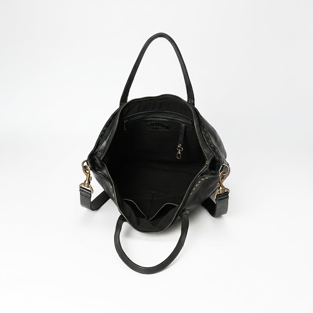 SWC135 The Meridian Studded Carryall Tote Bag