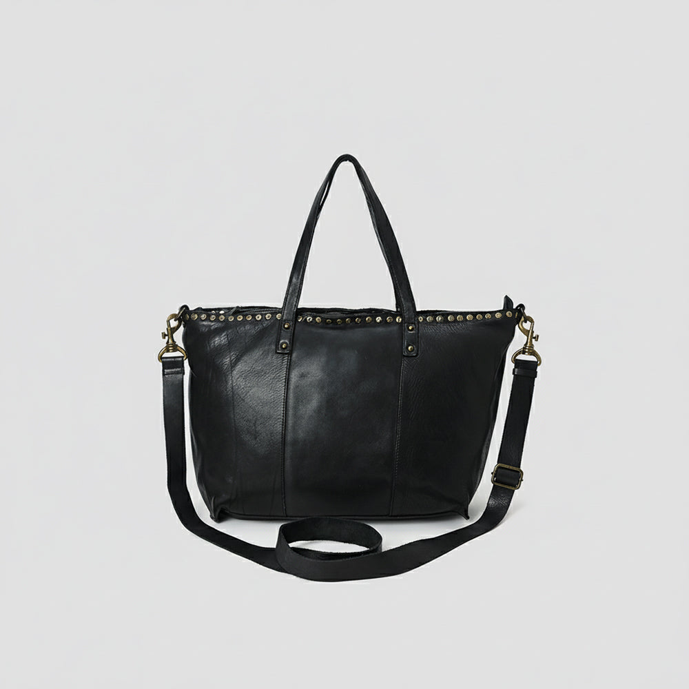 SWC135 The Meridian Studded Carryall Tote Bag