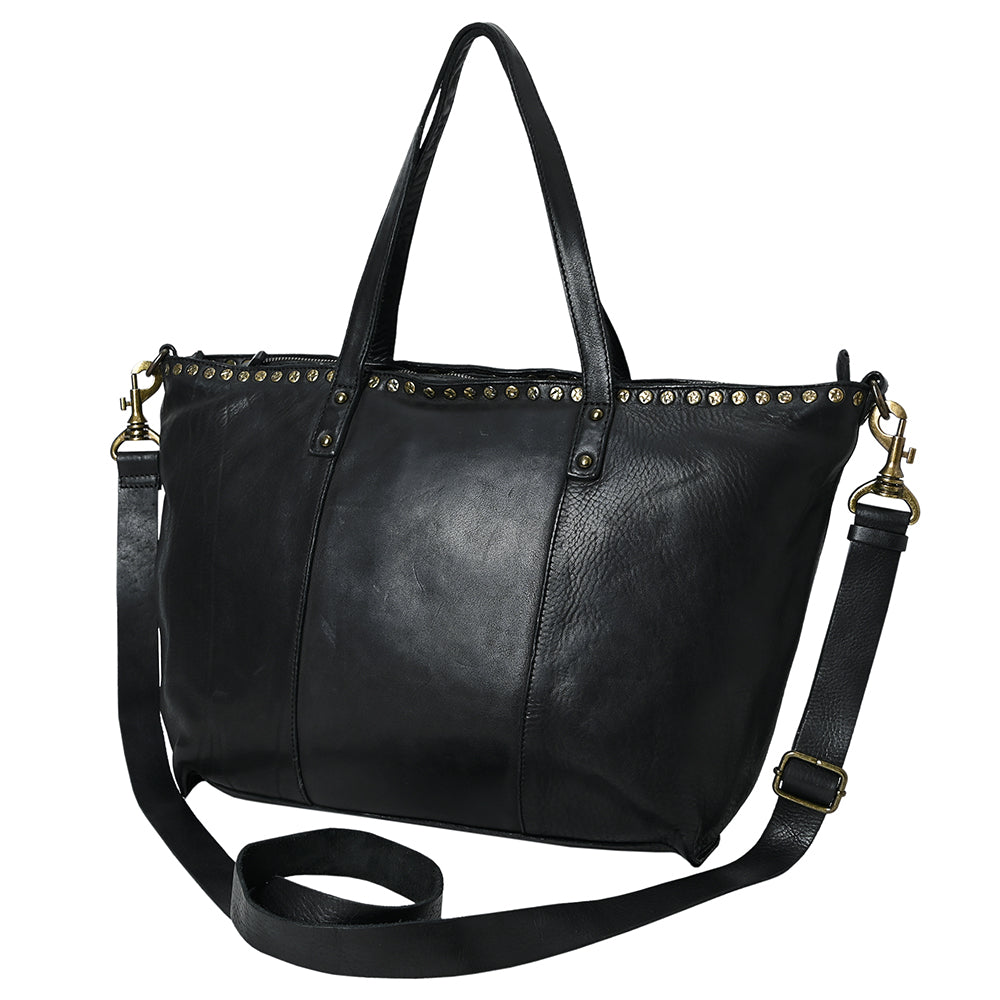 SWC135ABLK Tote Genuine Leather women bag western Bag