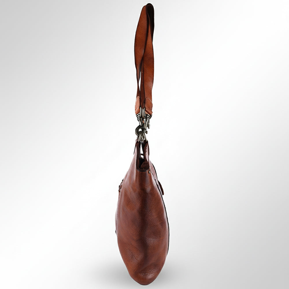 SWC136 The Luxe Riveted Shoulder Bag