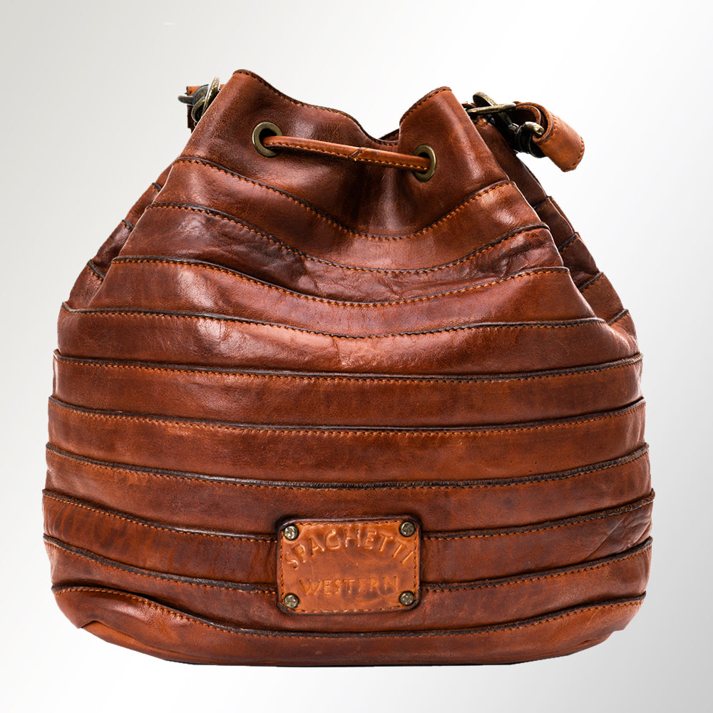 SWC138 Bucket Genuine Leather women bag western Bag