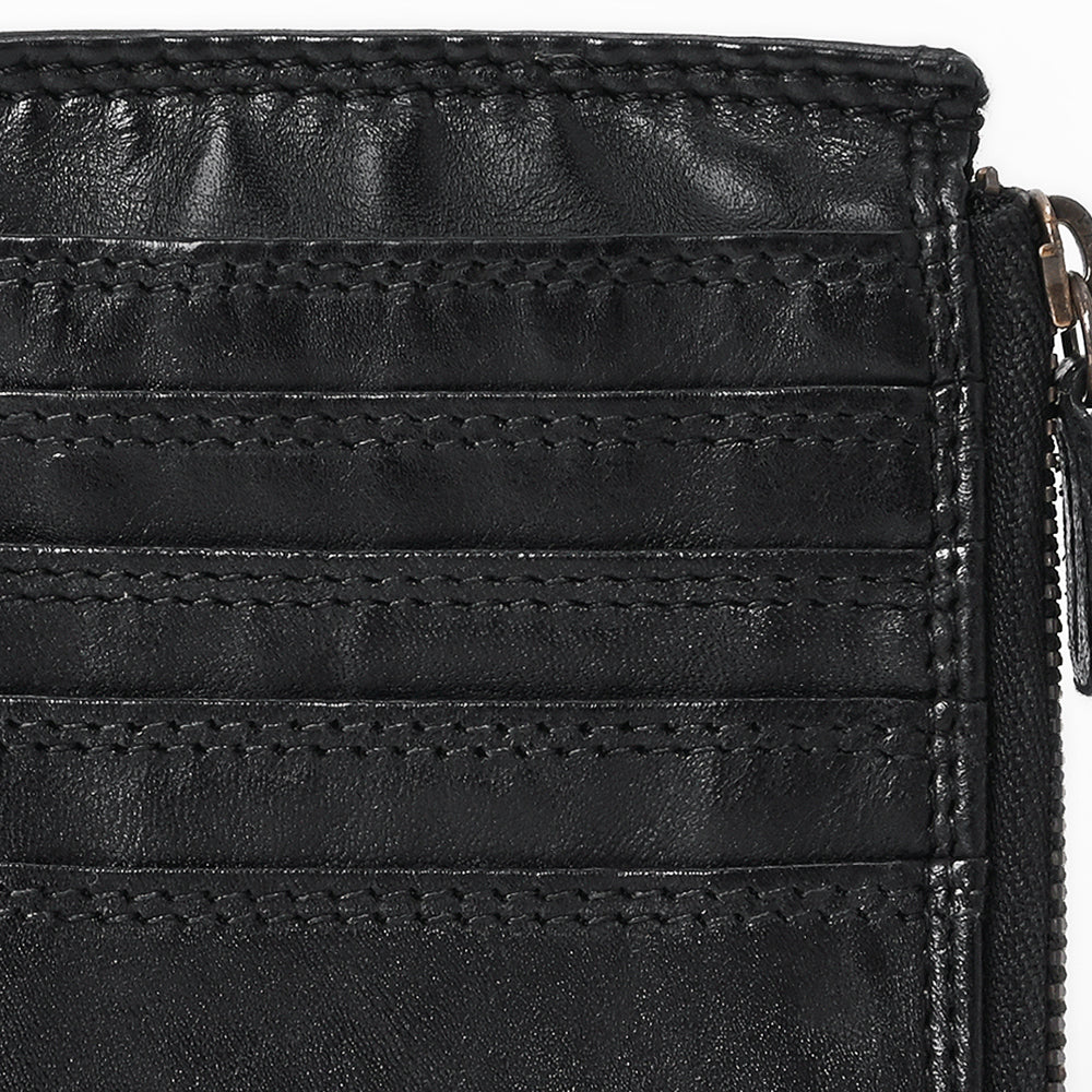 SWC146 Functional Leather Zipper Card Holder