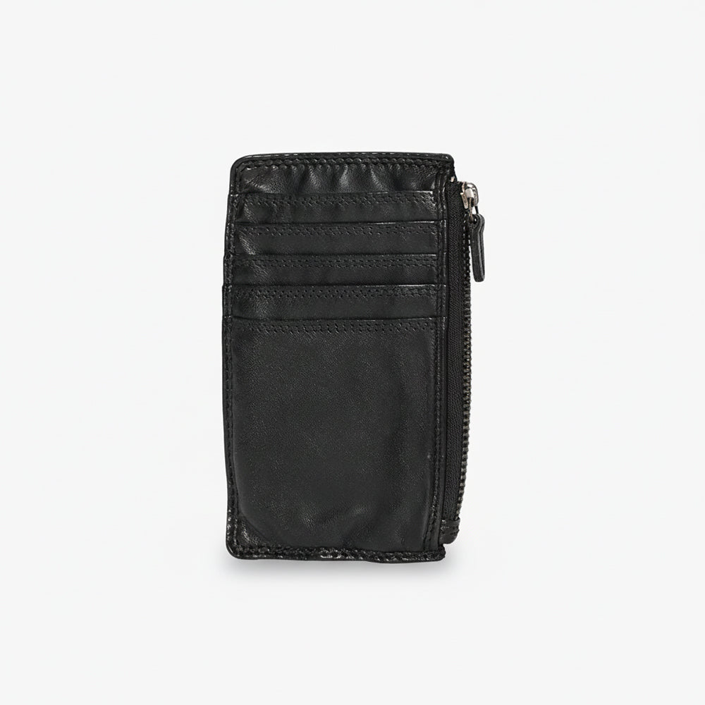 SWC146 Functional Leather Zipper Card Holder
