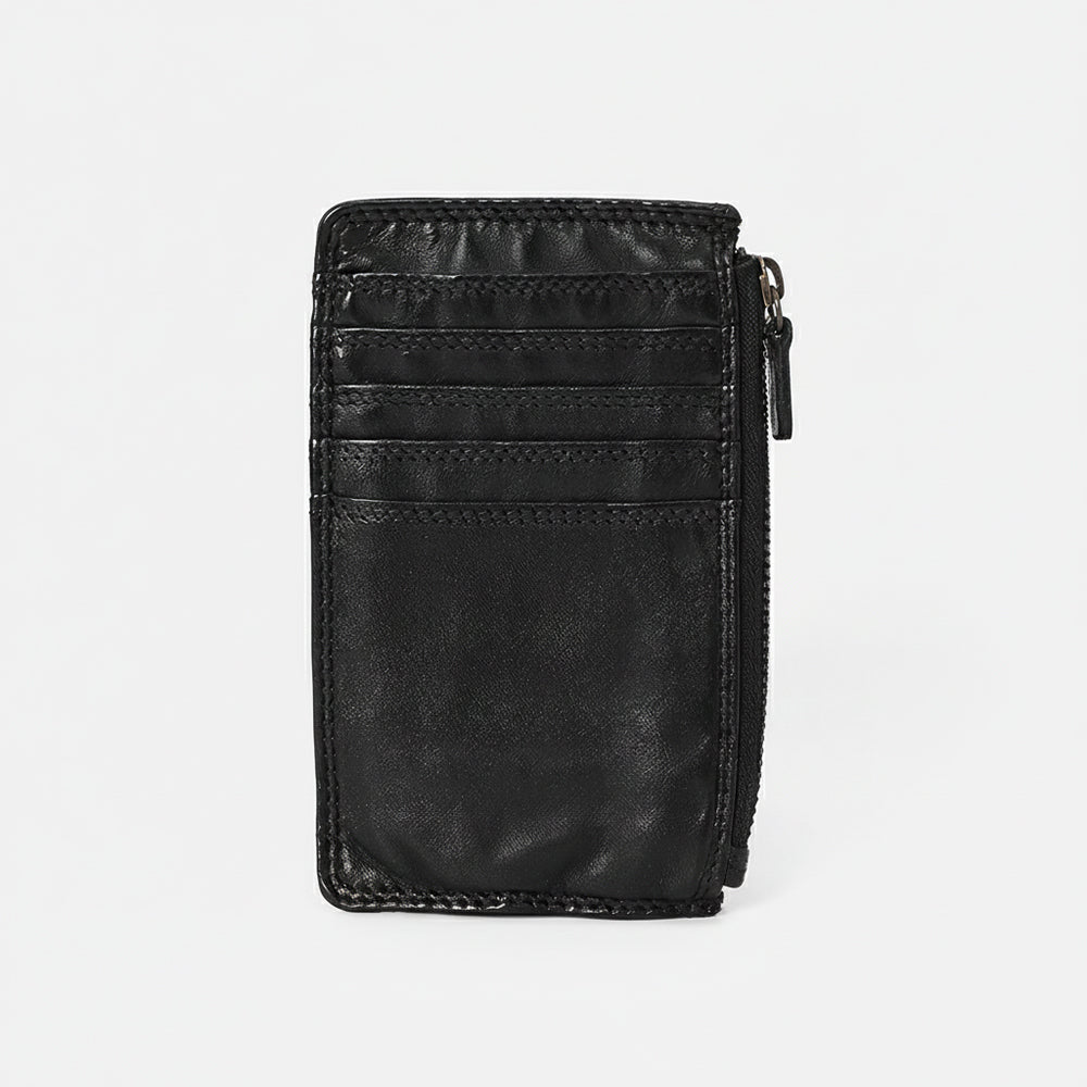 SWC146 Functional Leather Zipper Card Holder