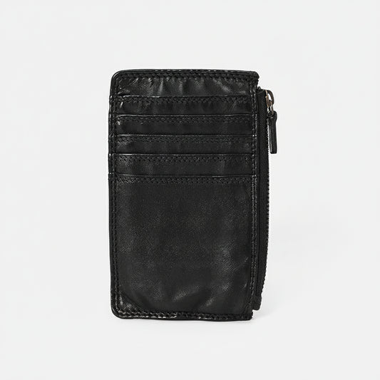 SWC146 Functional Leather Zipper Card Holder