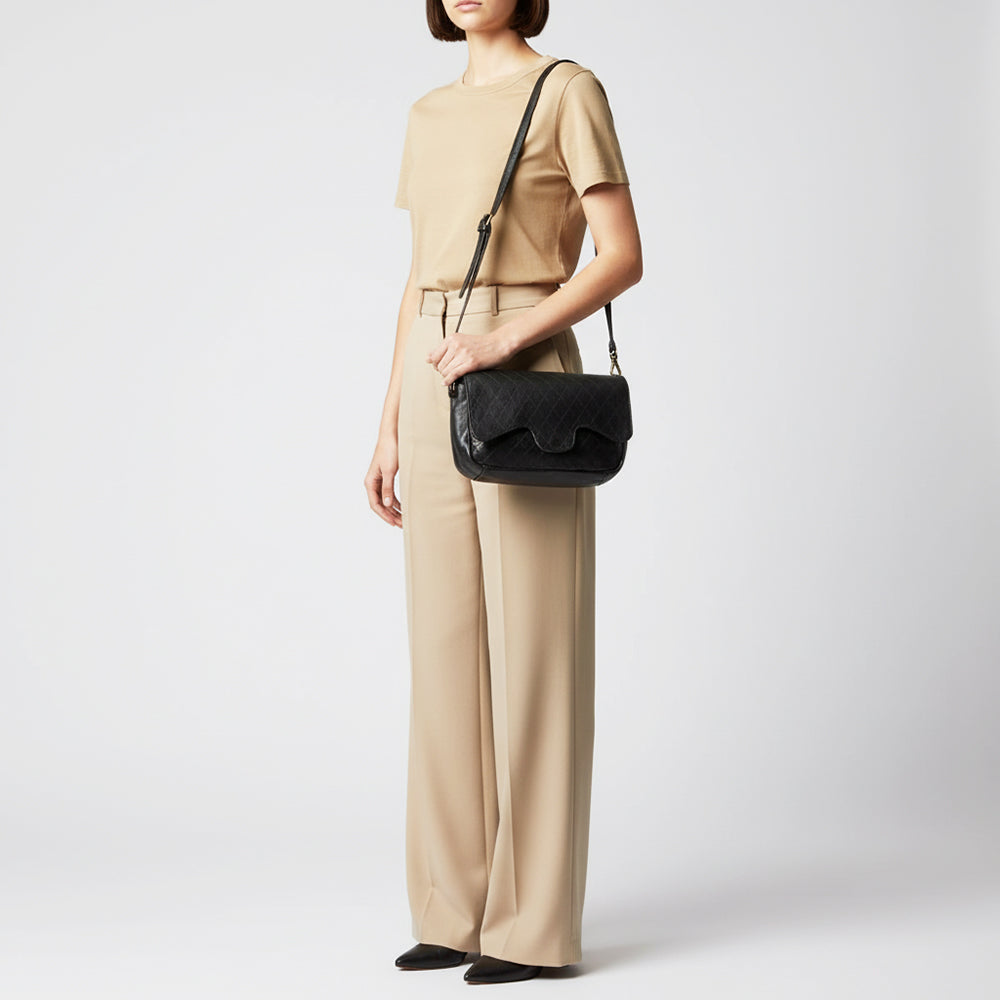 SWC151 Sleek Structured Crossbody Bag