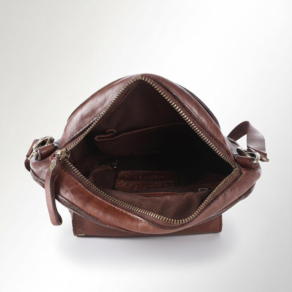 SWC152 Sleek Leather Canteen Bag