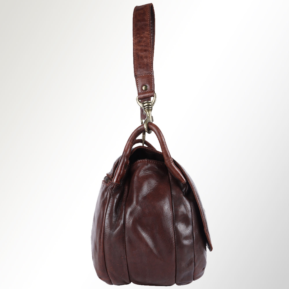 SWC156BRN Shoulder Bag Genuine Leather women bag western Bag