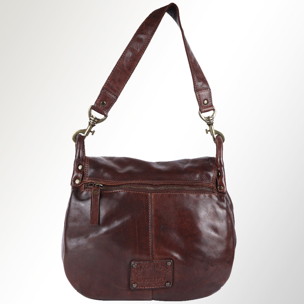 SWC156BRN Shoulder Bag Genuine Leather women bag western Bag