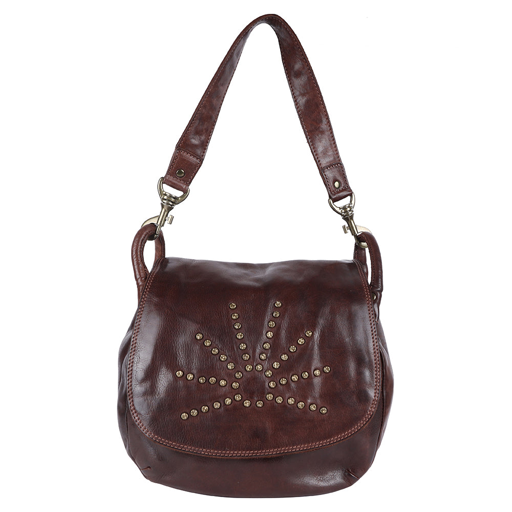 SWC156BRN Shoulder Bag Genuine Leather women bag western Bag