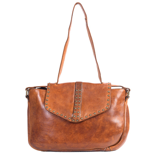 SWC165TAN Messenger Genuine Leather women bag western Bag