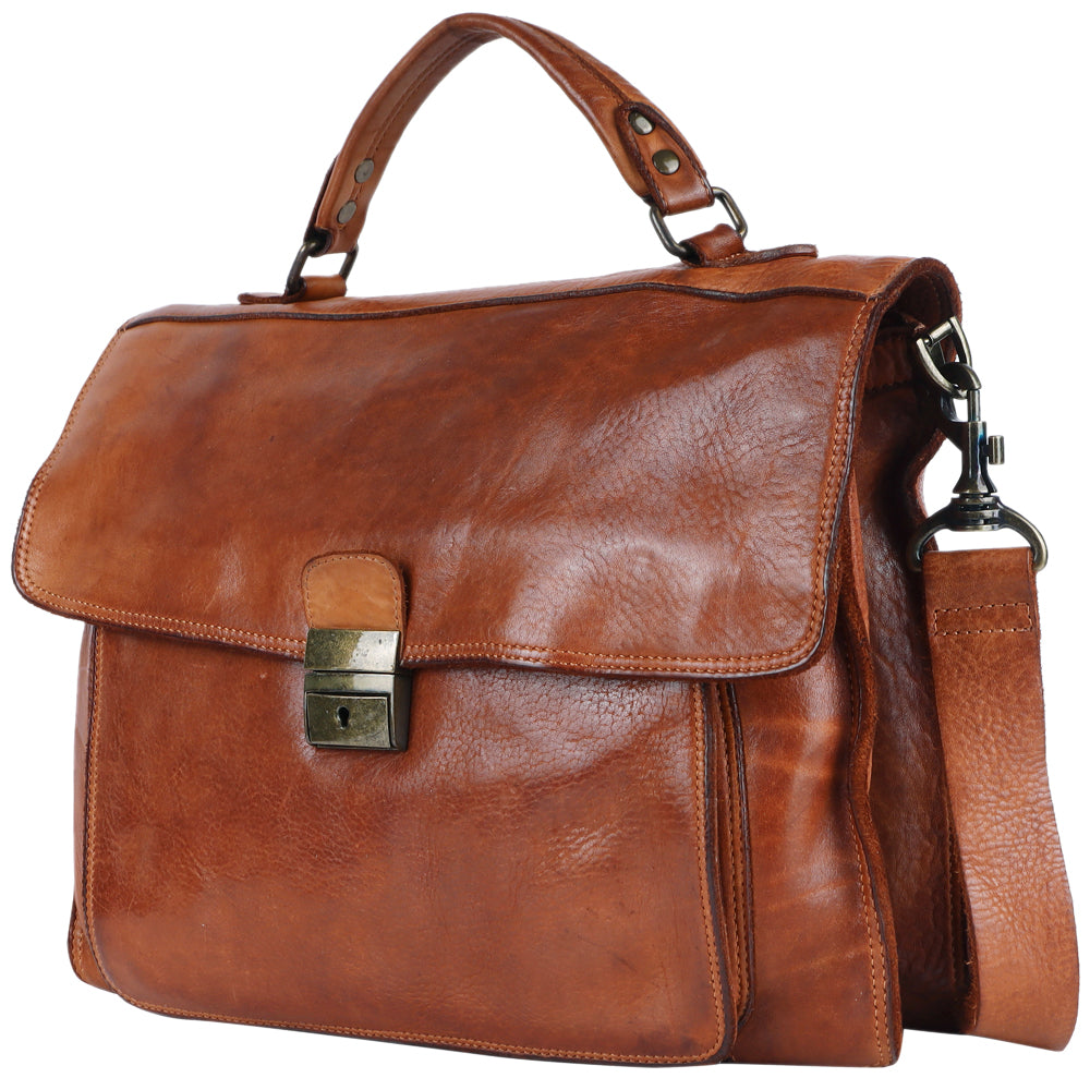 SWC171TAN Briefcase Genuine Leather women bag western Bag