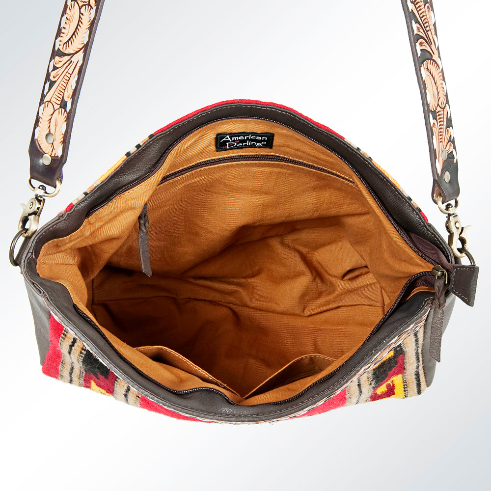 LC-ADBGA174 Crossbody Genuine Western Leather Women Bag