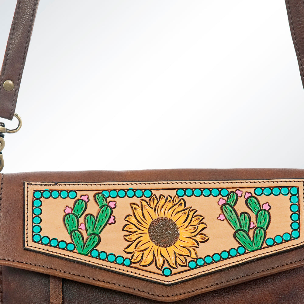 LC-ADBGA176 Envelope Genuine Western Leather Women Bag