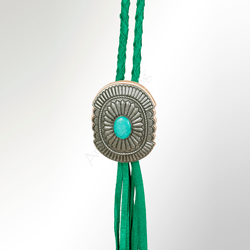 LC-ADJW107D Braided Genuine Leather Jewelry Necklace