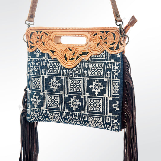 GIBGX158 Clutch Genuine Western Leather Women Bag